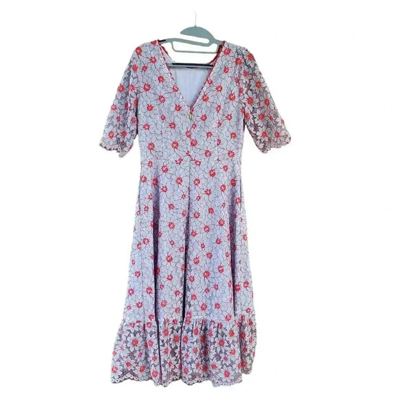 Draper James Collection Floral Lace Dress Size 6 - Picture 4 of 5